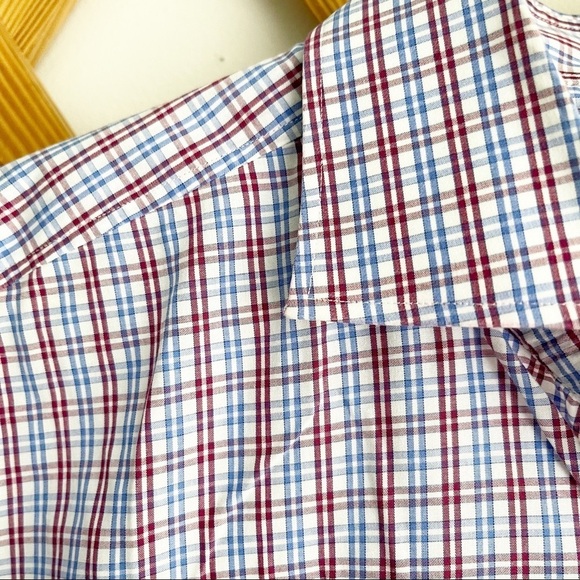 Boss / Hugo Boss Red White and Blue Button Down Shirt - Picture 2 of 6